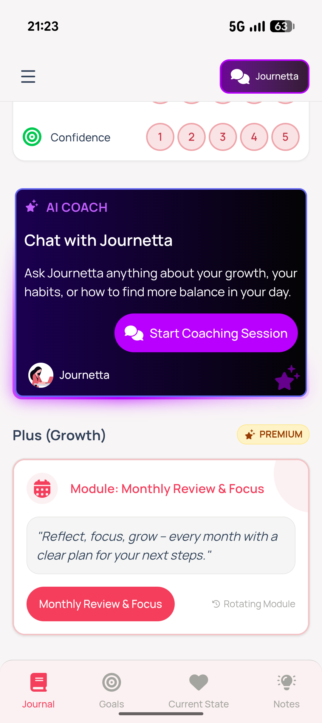 Screenshot of Journetta's tech demo